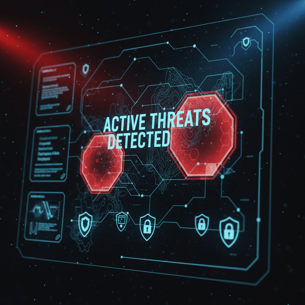 ThreatShield_Ai threat detection dashboard